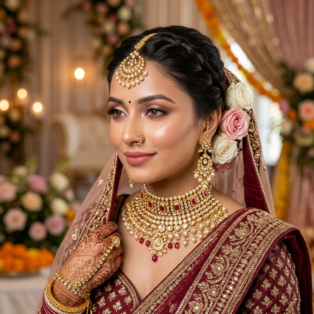 Elegant Pastel Walima Bride